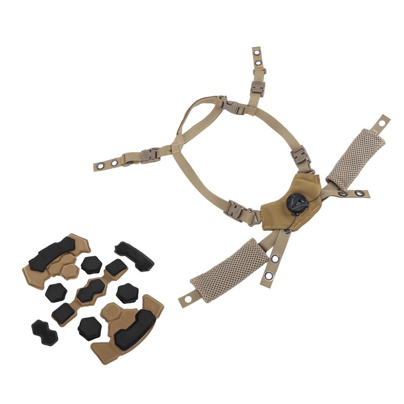 CYSFETENA Helmet Liner System with Adjustable Chin Strap and Sponge