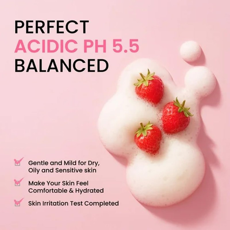 SHOWERMATE Goat Milk Body Wash Strawberry 27 fl oz /