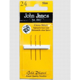 Gold Tapestry Needles, Bundle: Sizes 24, 26 & 28 (3 needles each pack)
