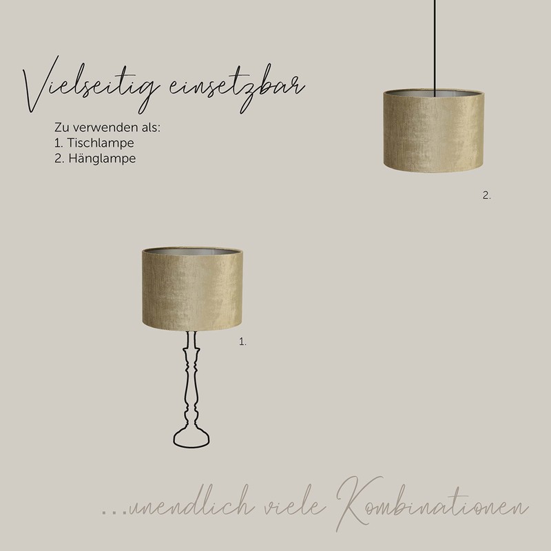 Lamp Cap Light and Living Gemstone Brons