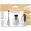 ScrapCooking 1831 Piping Bag Nozzles (Pack of 3)
