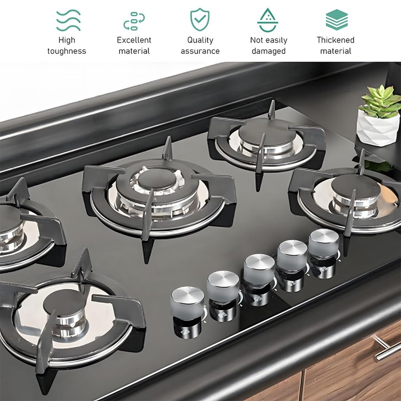 Pack of 6 Gas Hob Knobs, 6 mm Gas Hob