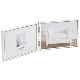 LADONNA SK1-SDY Radonna Living Photo Frame, Silver, L Size x 2, Horizontal