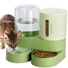 Automatic Cat Feeder Stainless Steel Water Dispenser Gravity Food Feeder