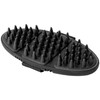 WALDHAUSEN Flex Massage Curry Comb, Black/Grey