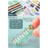 YFFSFDC Loose Leaf Ring, Set of 32, 8 Colors, 5