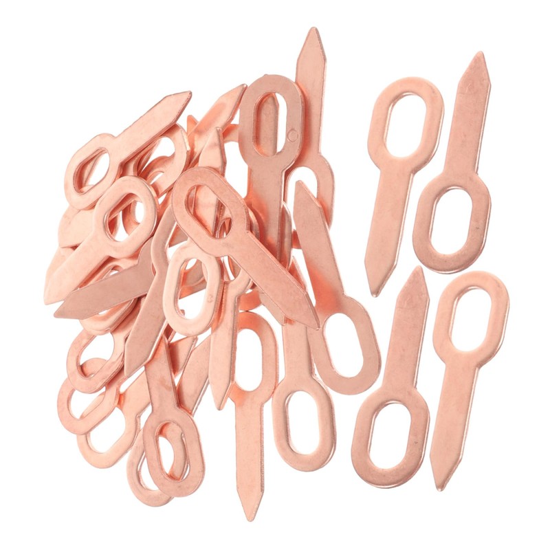 WOONEKY 100pcs Ring for Soldering Panel Ring for Car Spot