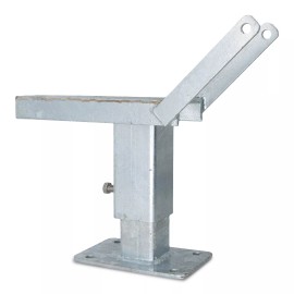 Unbranded Galvanized Boat Trailer Adjustable Winch Post Assembly