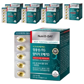 Nutri-D-Day enteric-coated Altige Omega 3, 60 tablets, 8 units / 뉴트리디데이 장용성 알티지 오메가3, 60정, 8개