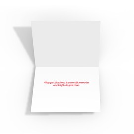 Stonehouse Collection | Coastal Christmas Card | Tropical Holiday Greeting Cards | Santa Claus Flying in the Sky, and Beautiful Moonlight (Standard)