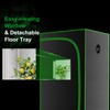 MELONFARM 32"x32"x63'' Grow Tent, High Reflective 600D Diamond Mylar Canvas