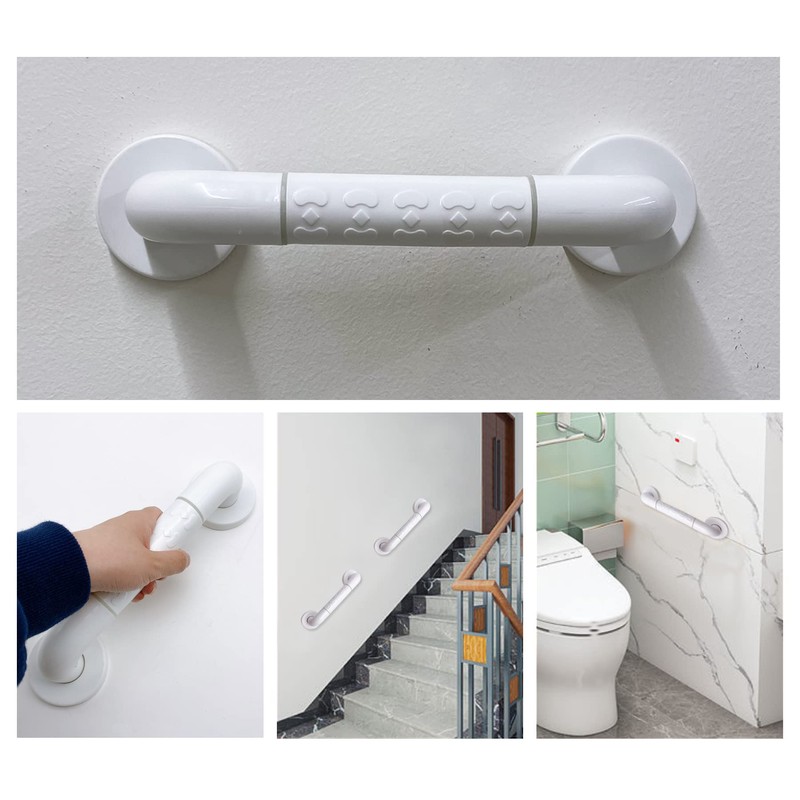 Bathroom Grab Rail with Anti-Slip Grip and Luminous Circles Bath