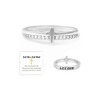 HOLINSE Cross Ring for Women, Engrave Let Go & Let