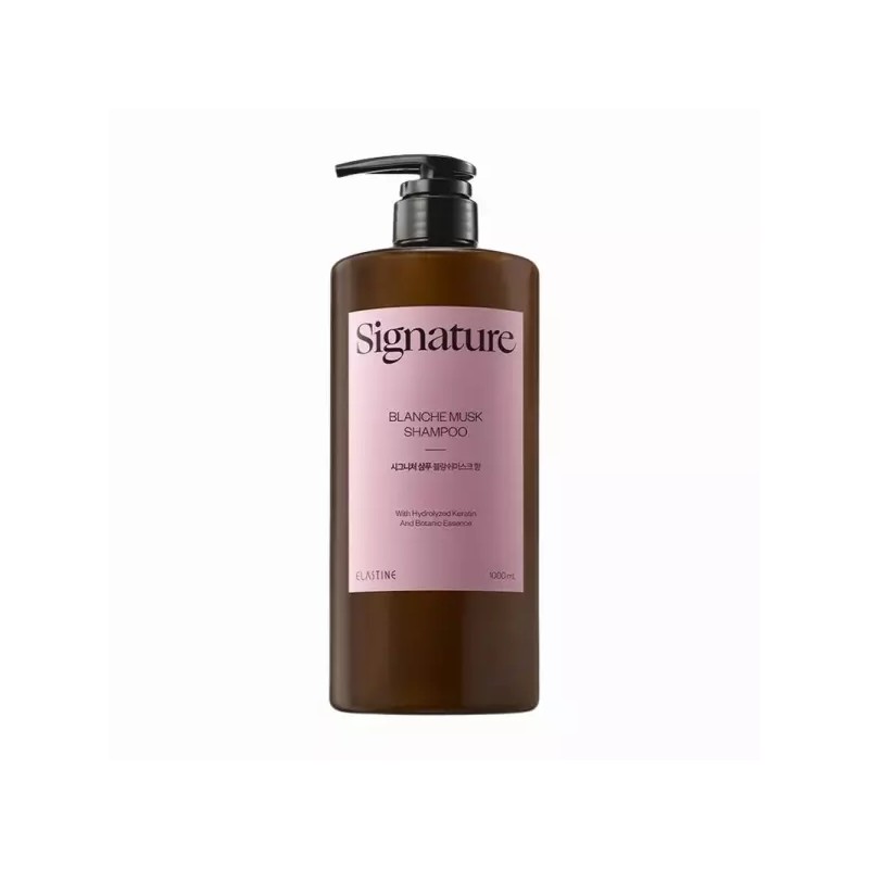 Elastine 엘라스틴 시그니처 샴푸 블랑쉬 머스크향 1L 1개 Elastin Signature