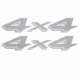 Aftermarket Replacement for 1997-2004 4x4 Off Road Decals for Dodge Dakota Pickup Truck Silver