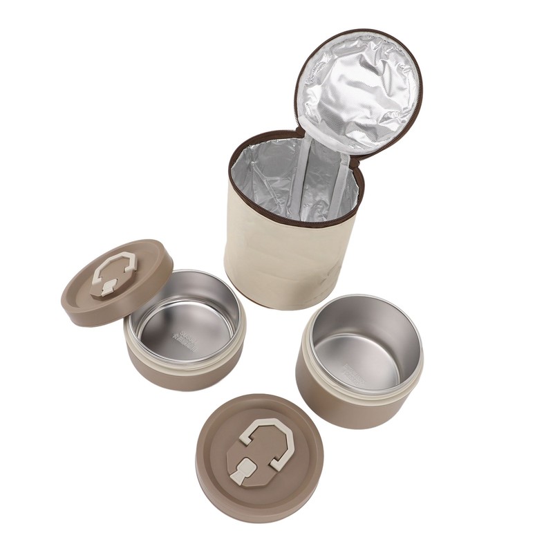 Stackable Lunch Box 304 Stainless Steel Leakage Proof Multi Layers