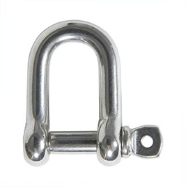 MarineNow 316 Stainless Steel D-Shackle Marine Grade Choose Size and Pack Quantity (06 mm (1/4"), 05-Pack)