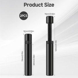 Wefaly Graphics Card Holder, GPU Holder, Aluminium Alloy Height-Adjustable Graphics Cards Support with Magnet and Non-Slip Pads, Graphics Card Holder GPU Sag Bracket (72-120 mm, Black)