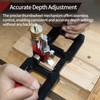 Aepiraza Veritas Router Plane for Woodworking, Router Plane Handheld Adjustable