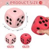 sourcing map 2Pcs Foam Dice, 8cm/3.15inch Eva 6-Sided Dice Stress