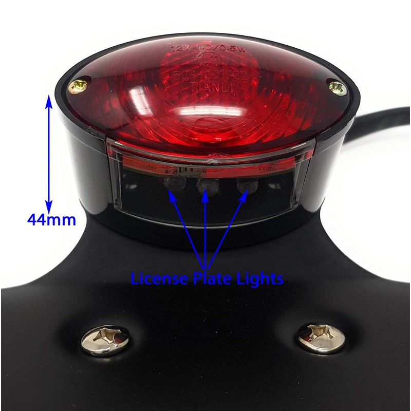 Motorcycle Brake & Tail Light LED for Retro Vintage Custom