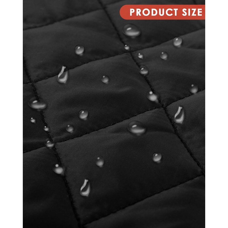 TINDTOP Thickened Grand Piano Cover, Thicken Cotton Lining Baby Piano