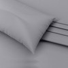 HOME ACE Non Iron Percale Standard Pillowcases 2 Pack Grey,