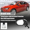 X AUTOHAUX Door Mirror Assembly Left Driver Side for Toyota
