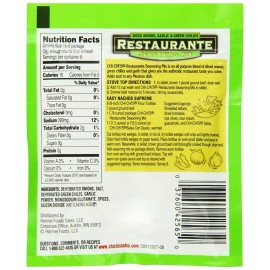 Do not apply Chi-Chi's Restaurante Seasoning Mix, 0.78-Ounce Packages (Pack of 24)