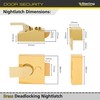 Sterling NLB201 Narrow Deadlocking Brass Plated Nightlatch