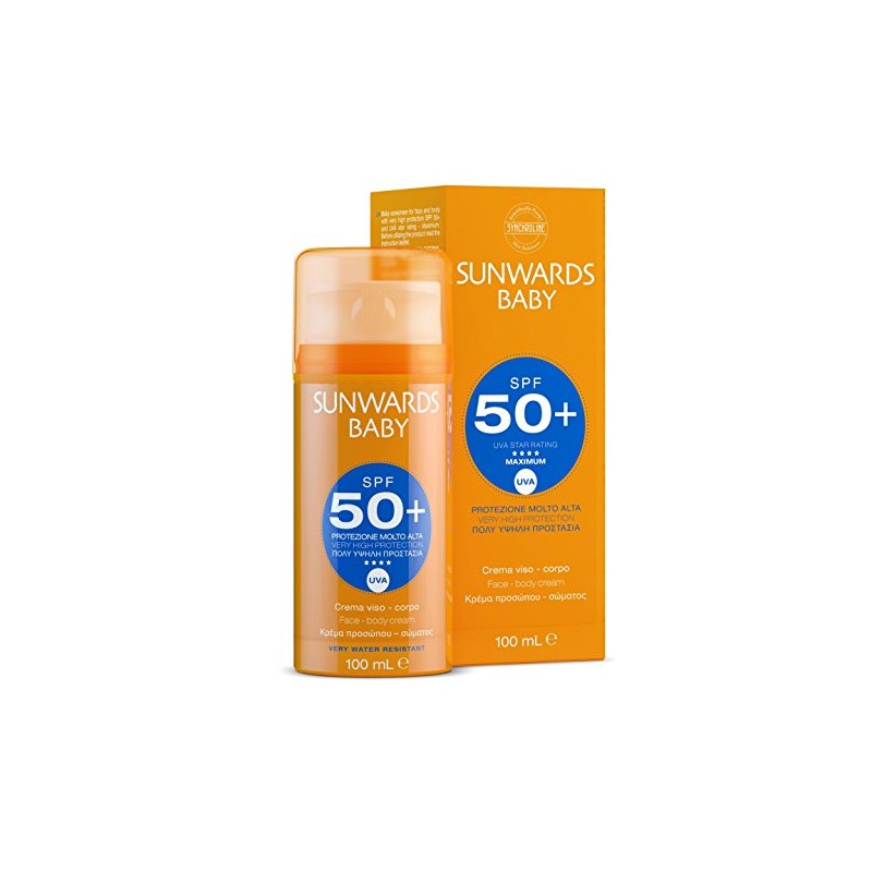 Synchroline Sunwards Baby SPF50+ Face and Body Cream 100ml