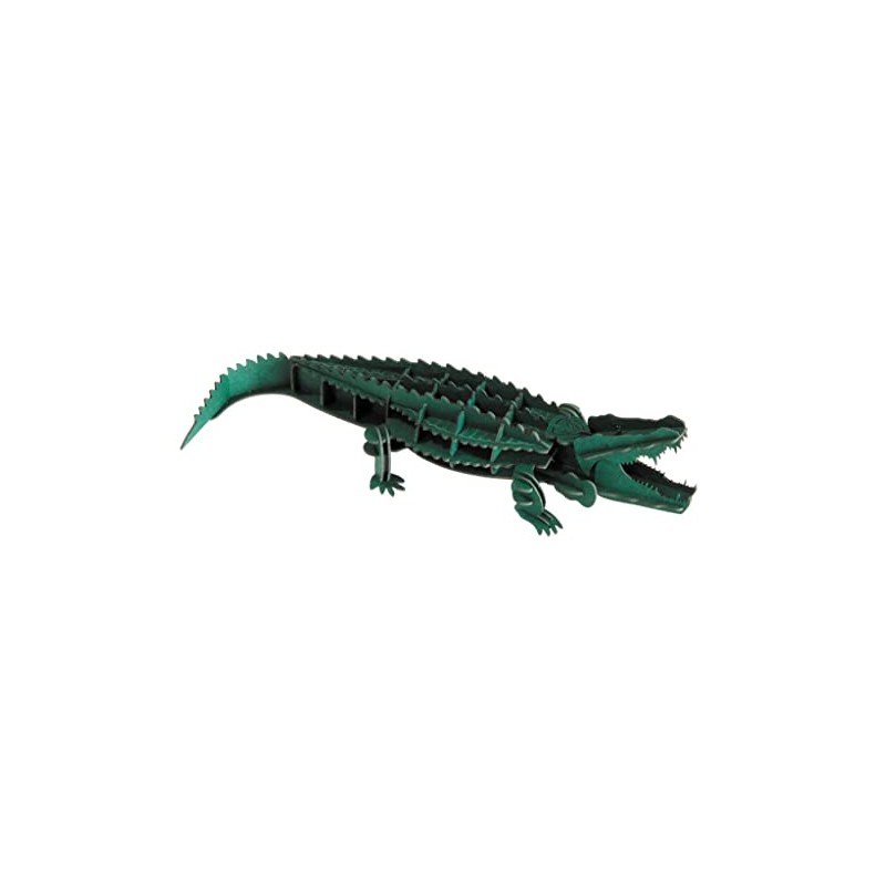 3D Paper Model Crocodile