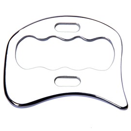 Stainless Steel Gua Sha Scraping Massage Tool-Muscle Scraper - Soft Tissue Mobilization,Physical Therapy for Back, Legs, Arms (Large)