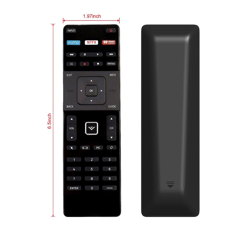 New Remote Control XRT122 Replacement fit for VIZIO D‑Series D48‑D0