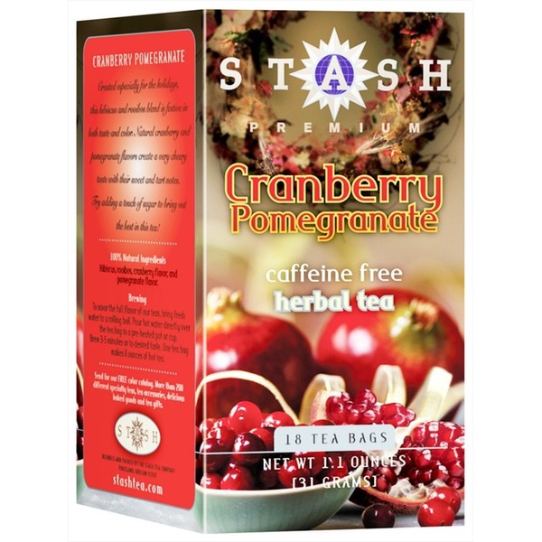 STASH TEA Tea Cranberry Pomegranate, 18 CT