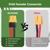 MOOKEERF Solar to XT60 Extension Cable 10AWG 6FT Solar Connector