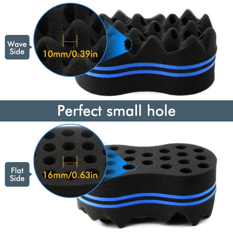 RioRand Hair Sponge Magic Barber Twist Curl Brush Sponge Dreads