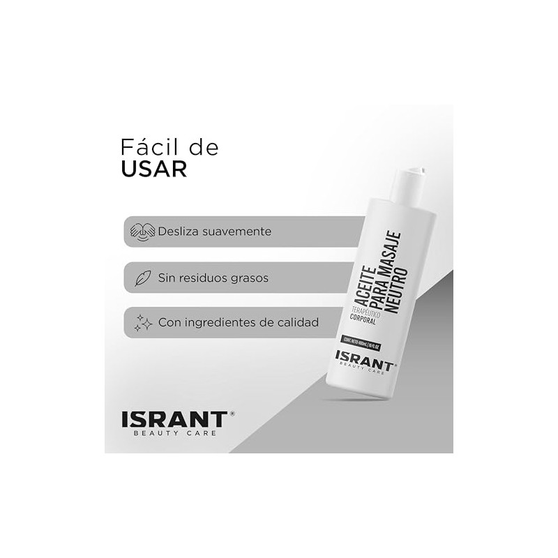 Aceite para Masaje - Neutro Aceites Esenciales - Crema Corporal