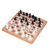 Wooden Chess Game Children Adult Portable Funny Folding Chess Board