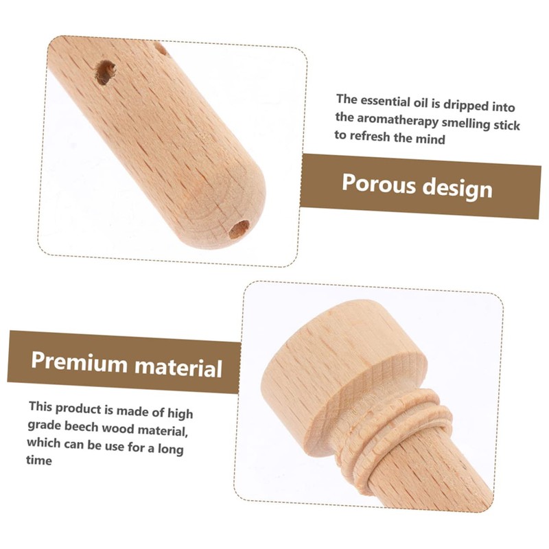 KOMBIUDA 1set Aromatherapy Nasal Stick for Essential Oils Impact-resistant Tube