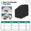 Caminor Boat Console Cover - 1200D Waterproof, Windproof Elastic Strap,