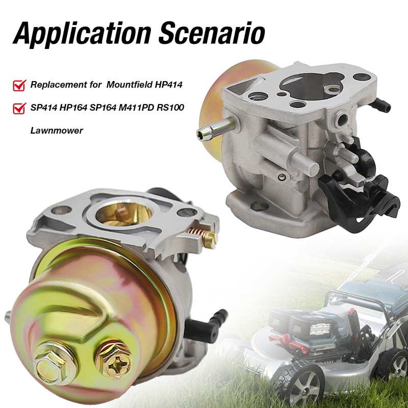 Carburetor Carb for Mountfield HP414 SP414 HP164 SP164 M411PD RS100