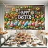 Starlit Patio Happy Easter Decorations Backdrops Banner Photography Banner Easter