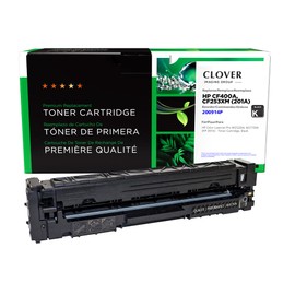 Clover Remanufactured Toner Cartridge Replacement for HP CF400A (HP 201A) | Black