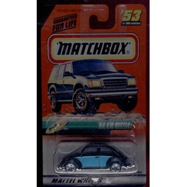 Matchbox 1998-53 of 100 Series 11 Beach '62 Vw Beetle 1:64 Scale