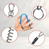 6PCS Coiled Fishing Tools Lanyard Retractable Safty Tethers，Safety Rope,Fishing Lanyards