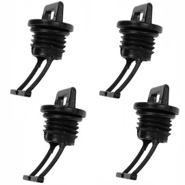 BEANPRECOY 4Pcs Nylon M19 Tapered Boat Drain Plug Replacement Part for Kayak and Marine, 19mm Screw Bung Drain Hole Plug Receiver Kayak Thread Bungs Canoe Drain Holes Canoe Scupper Plug