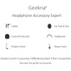 Geekria QuickFit Protein Leather Replacement Ear Pads for SkullCandy Crusher