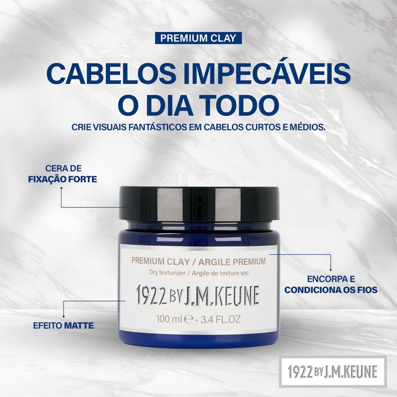 Keune 1922 Styling Premium Clay 100 ml Clay