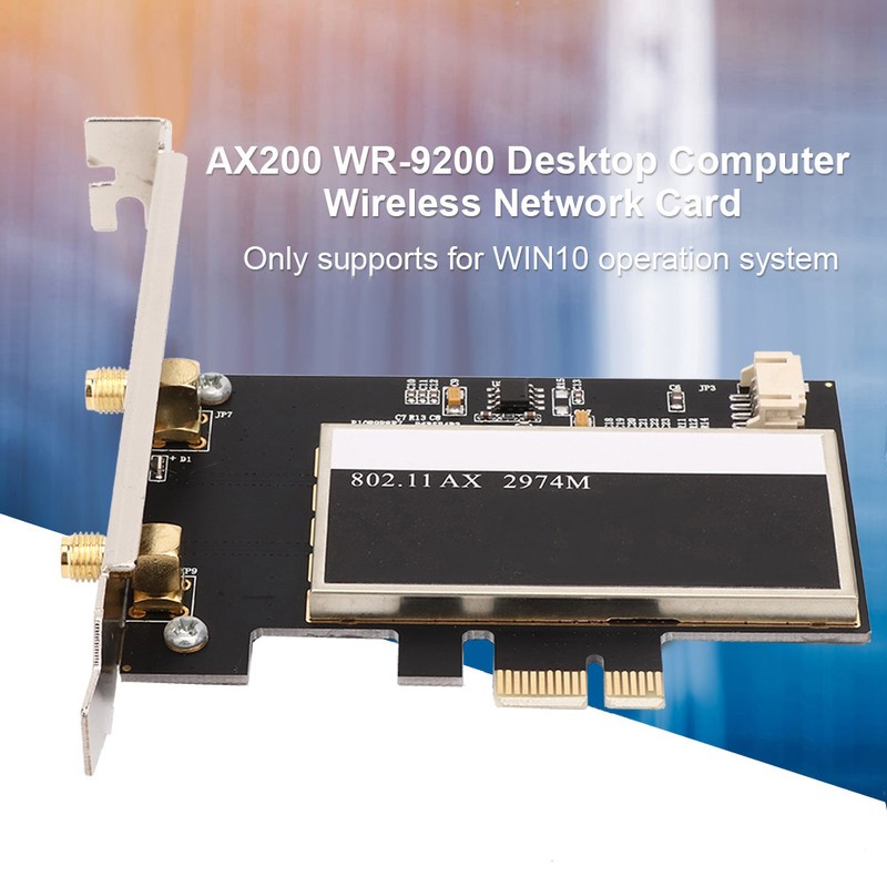 For Intel AX200 WR-9200 Desktop PC 2974M 2.4G/5G BT5.0 PCI-E